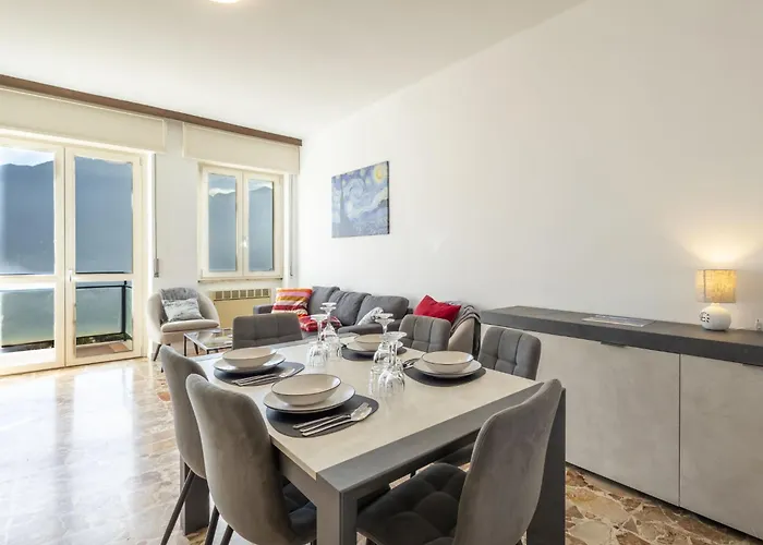 Apartment Balcony View By Interhome Lovere